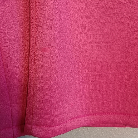 Margot Paris Hot Pink Sz M Button Down Front Jacket - Picture 9 of 12